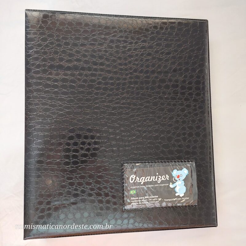 Álbum para moedas 600 Lugares - Com Abas - Comporta Coin Holder