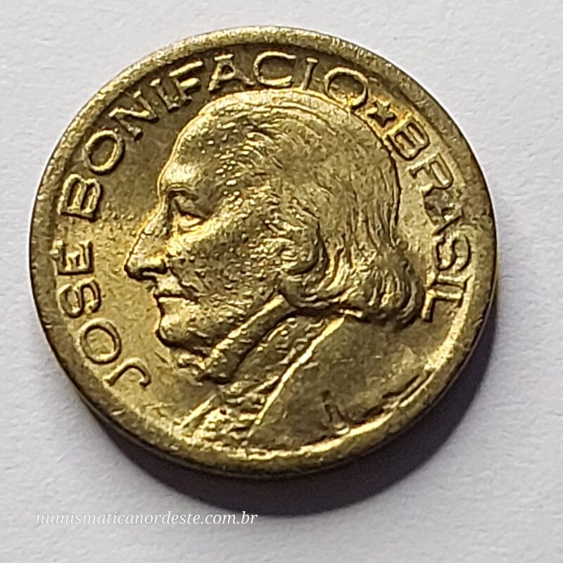 10 Centavos Ano 1954- José Bonifácio - Imagem 2