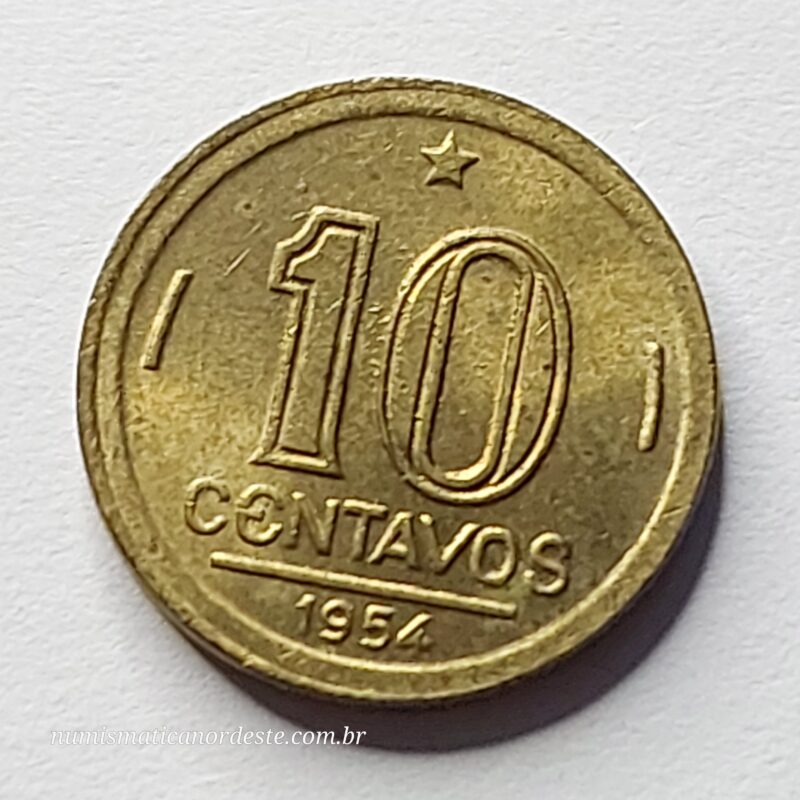 10 Centavos Ano 1954- José Bonifácio