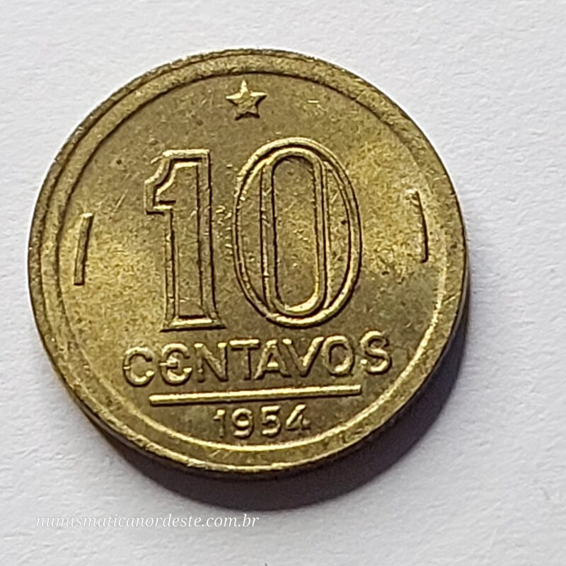 10 Centavos Ano 1954- José Bonifácio - Imagem 5