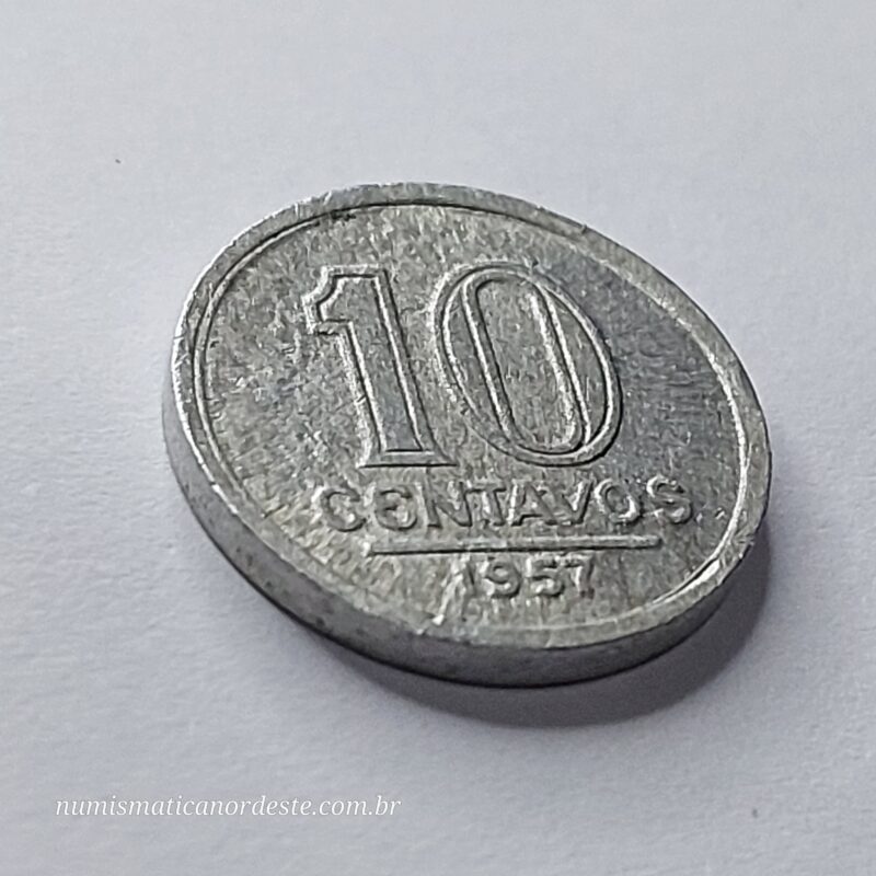 10 Centavos Ano 1957 - Imagem 5