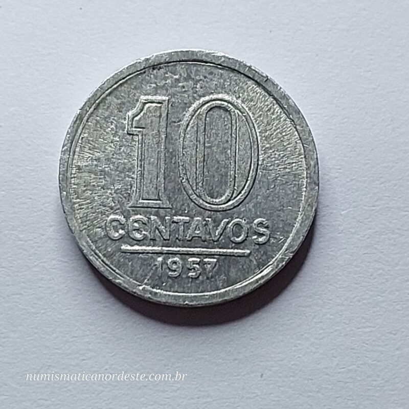 10 Centavos Ano 1957 - Imagem 9