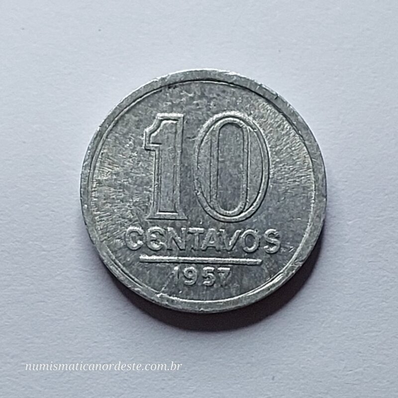 10 Centavos Ano 1957