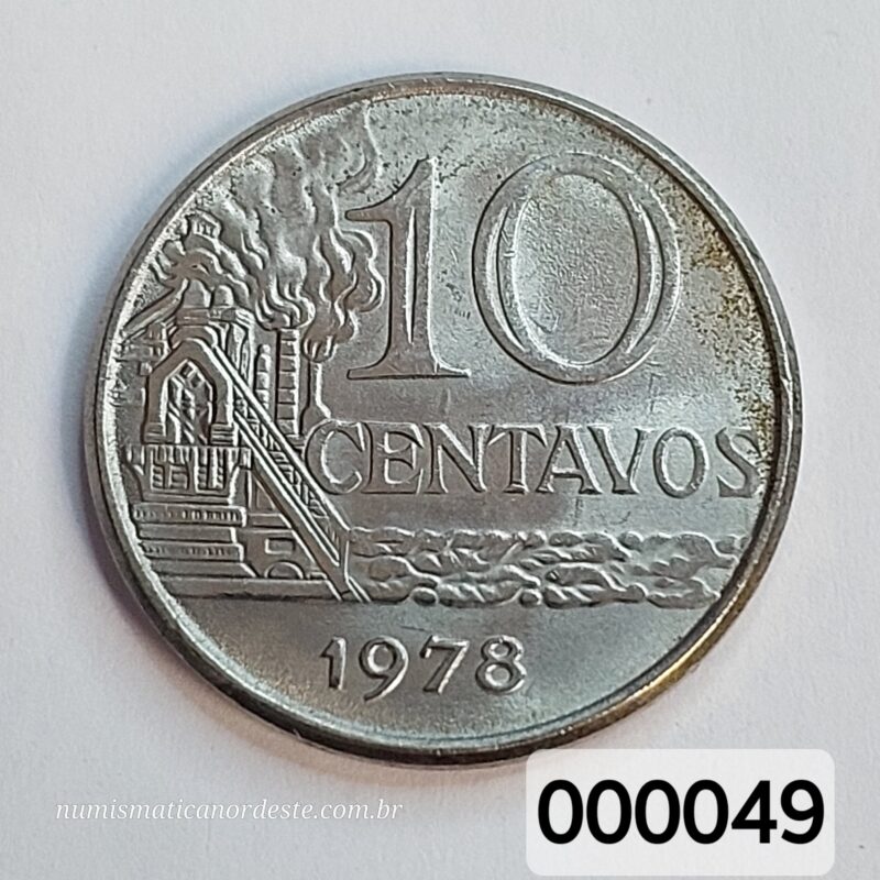 10 Centavos Ano 1978 - Cruzeiro