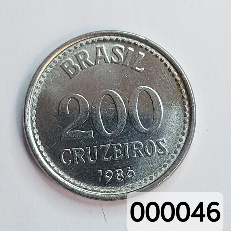 200 Cruzeiros Ano 1986 - Armas da República