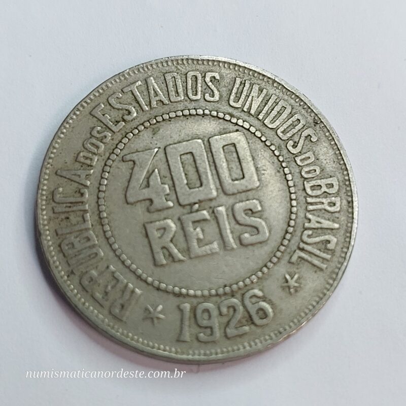 400 Réis Ano 1926 - Imagem 3