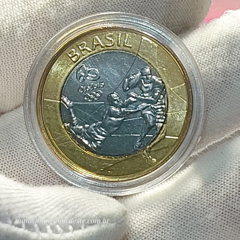 1 Real Olimpíadas Rio 2016 Modalidade Rugby - Flor de Cunho - Comemorativa - Imagem 5