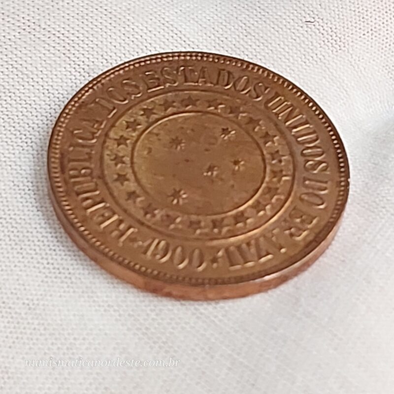 40 Réis Ano 1900 - República - Imagem 8