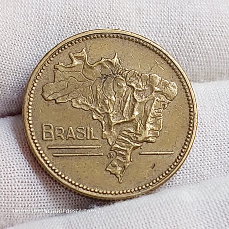 5 Cruzeiros Ano 1942 - Mapa do Brasil - Imagem 2