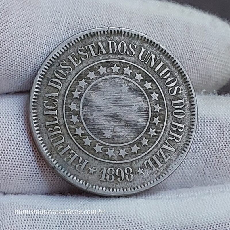 200 Réis Ano 1898 - República - Imagem 6