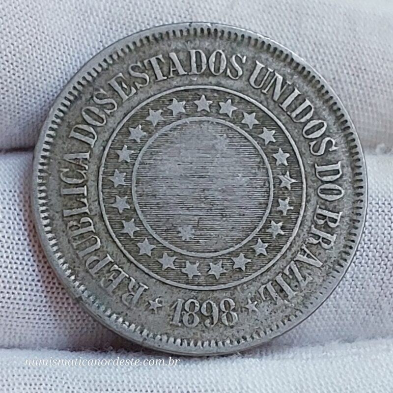 200 Réis Ano 1898 - República - Imagem 2