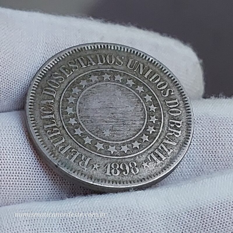 200 Réis Ano 1898 - República - Imagem 10