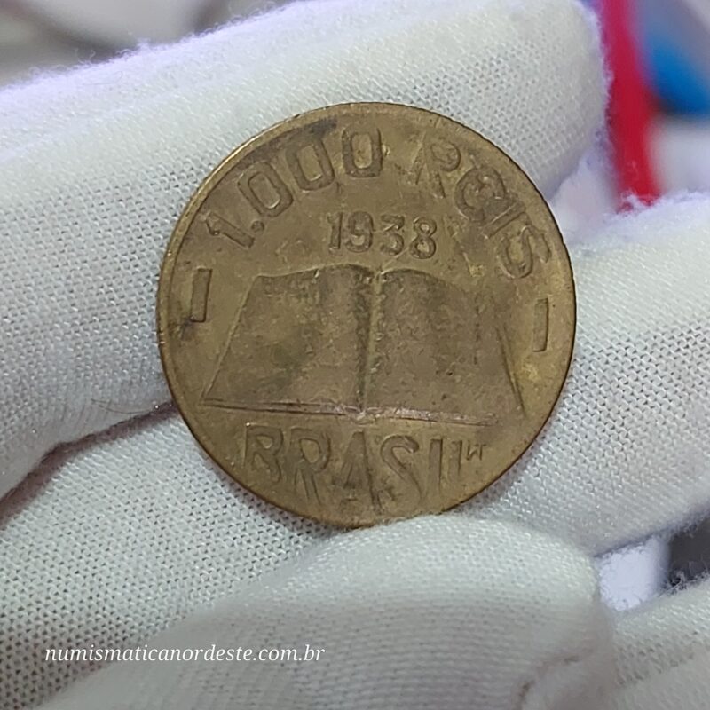 1.000 Réis Ano 1938 - José de Anchieta ( Missionário Jesuíta) - Imagem 3