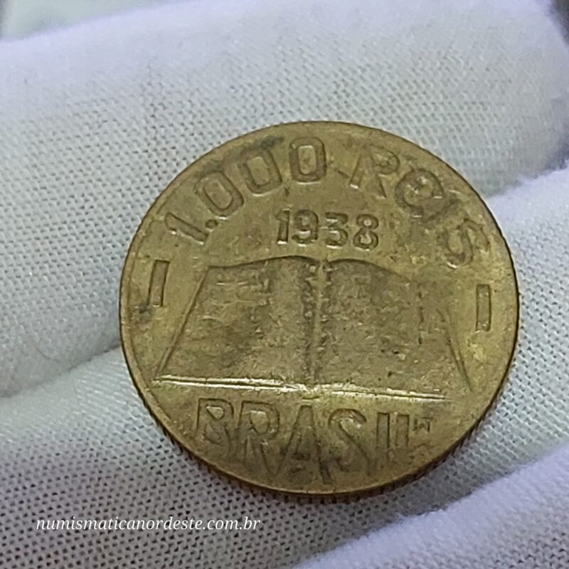 1.000 Réis Ano 1938 - José de Anchieta ( Missionário Jesuíta) - Imagem 5