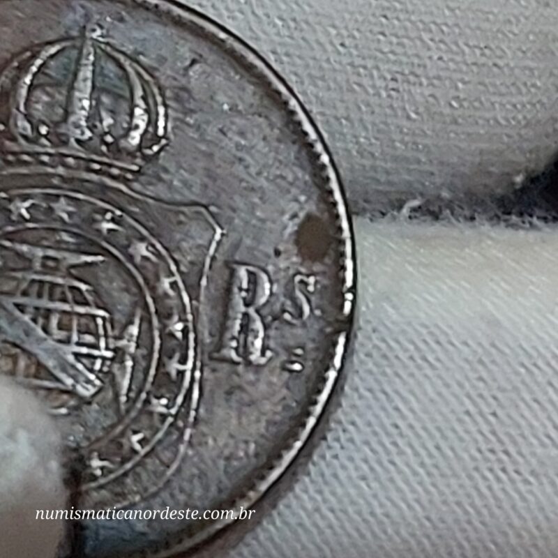 20 Réis Ano 1869 - Império - Imagem 3