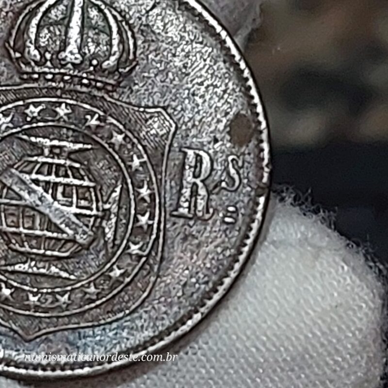20 Réis Ano 1869 - Império - Imagem 9