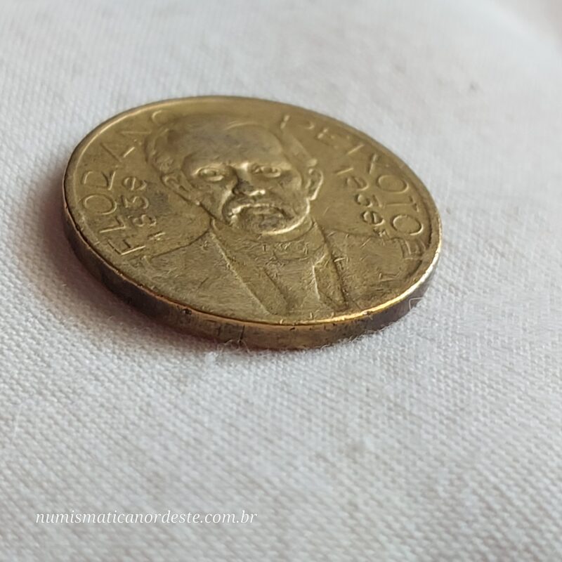 2.000 Réis Ano 1939 - Floriano Peixoto (2º Presidente do Brasil) - Imagem 6