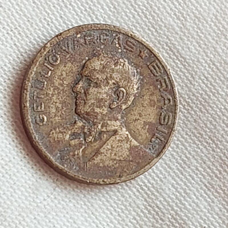 10 Centavos Ano 1942 de Níquel Rosa - Getúlio Vargas - Imagem 4
