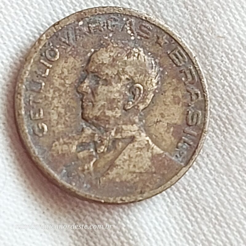 10 Centavos Ano 1942 de Níquel Rosa - Getúlio Vargas - Imagem 6