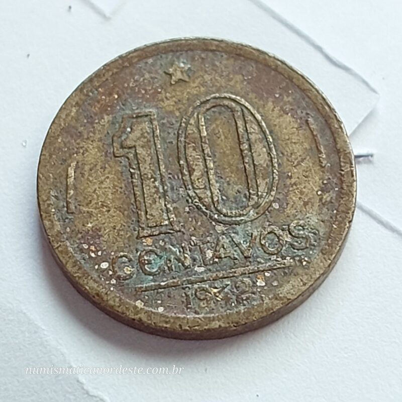 10 Centavos Ano 1942 de Níquel Rosa - Getúlio Vargas - Imagem 5