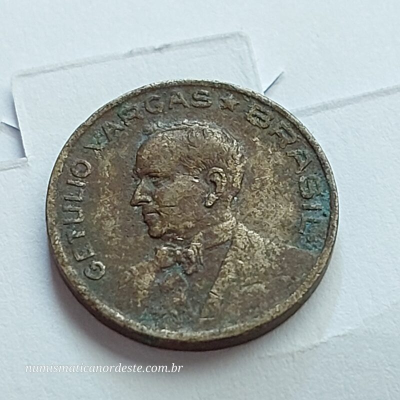 10 Centavos Ano 1942 de Níquel Rosa - Getúlio Vargas - Imagem 9