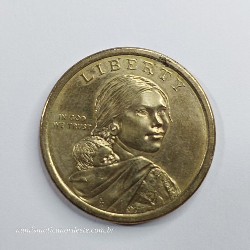 1 Dólar Estados Unidos da América - Série Nativos Americanos - Ano 2010 Letra D - Imagem 12