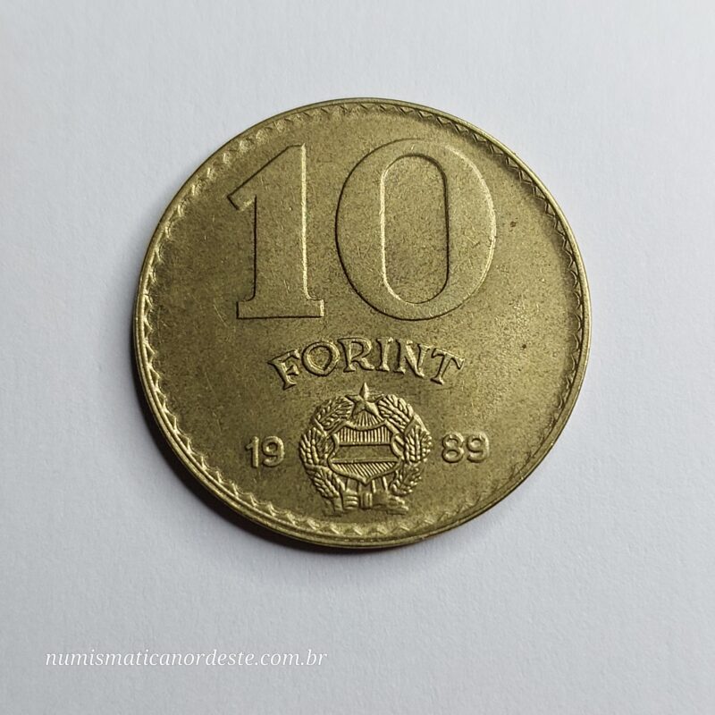 10 Florins Hungria Ano 1989 - Imagem 7