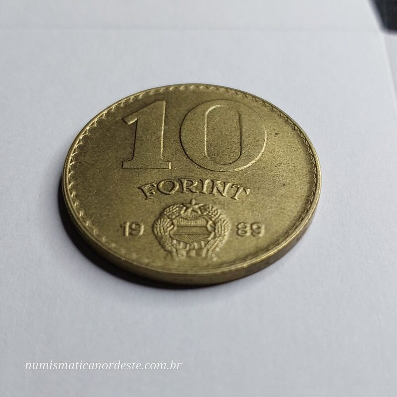 10 Florins Hungria Ano 1989 - Imagem 5