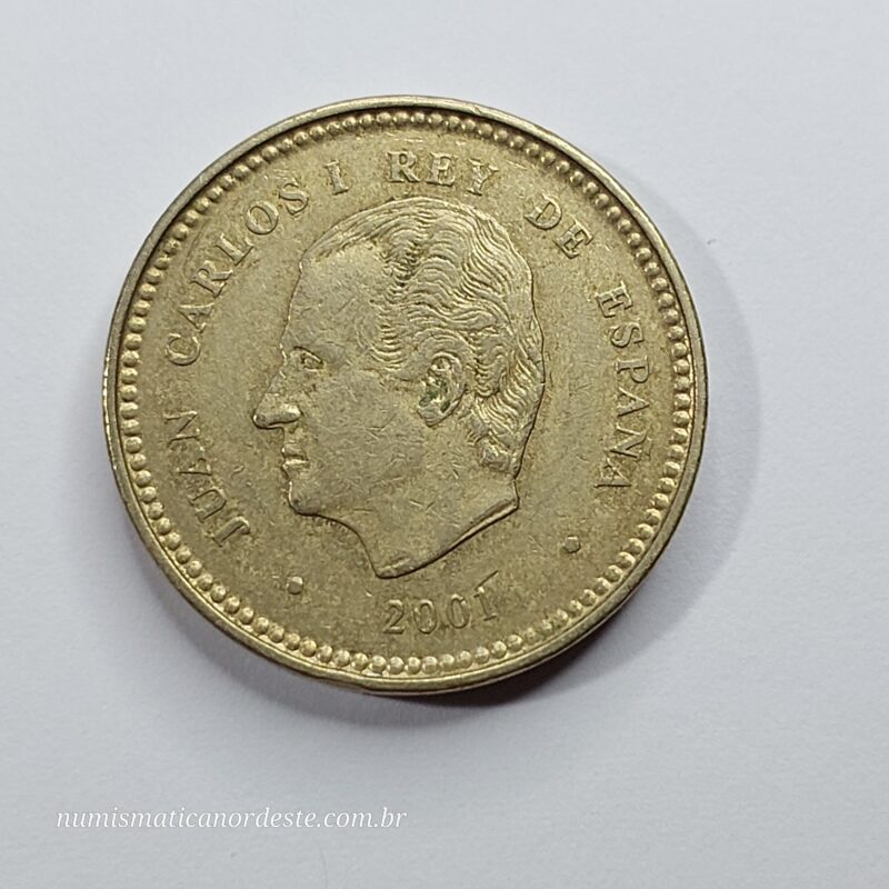 100 Pesetas Espanha Ano 2001 - Comemorativa ao 132 Anos da Peseta - Imagem 2