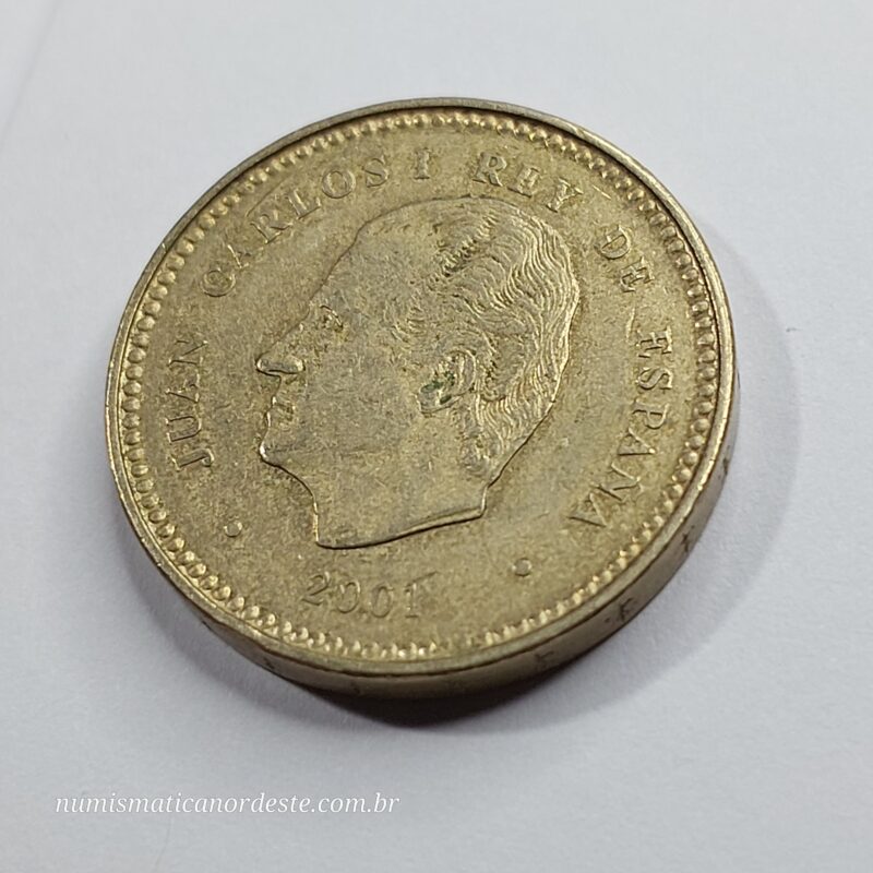 100 Pesetas Espanha Ano 2001 - Comemorativa ao 132 Anos da Peseta - Imagem 5