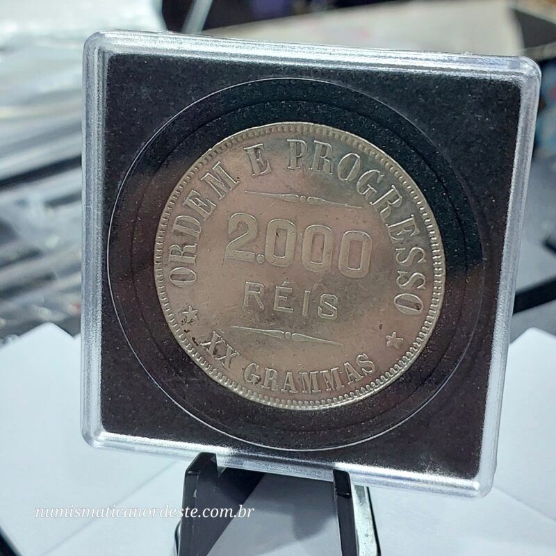 Moeda 2000 Réis Ano 1912 – Prata 0.900 | República do Brasil | Circulação Antiga - Imagem 7