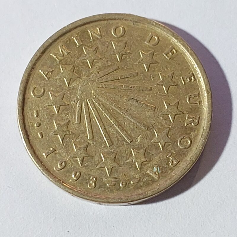 Moeda de 100 Pesetas Espanha Ano 1993 - Caminho de Santiago de Compostela - Imagem 9
