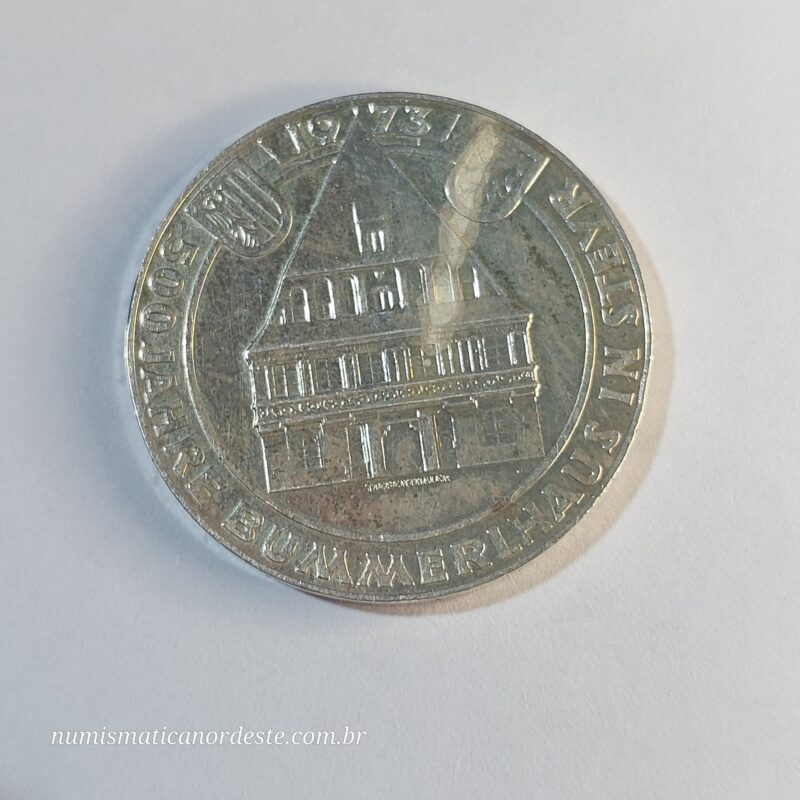 Moeda Áustria 50 Schilling Comemorativa – 500 Anos do Bummerlhaus - Ano 1973 - Imagem 7