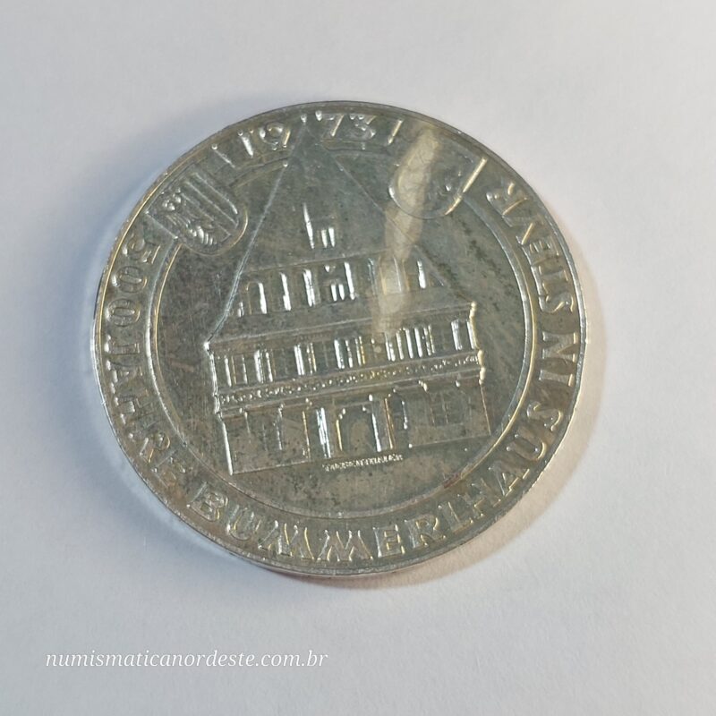 Moeda Áustria 50 Schilling Comemorativa – 500 Anos do Bummerlhaus - Ano 1973 - Imagem 4