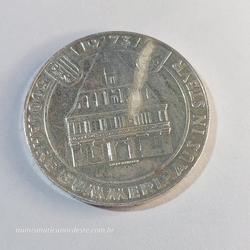 Moeda Áustria 50 Schilling Comemorativa – 500 Anos do Bummerlhaus - Ano 1973 - Imagem 12