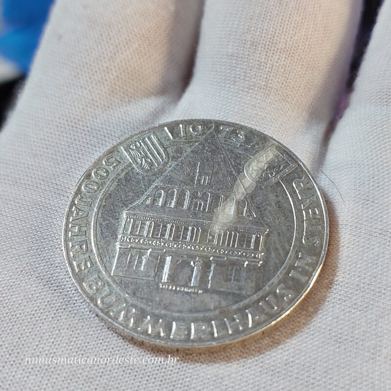 Moeda Áustria 50 Schilling Comemorativa – 500 Anos do Bummerlhaus - Ano 1973 - Imagem 10