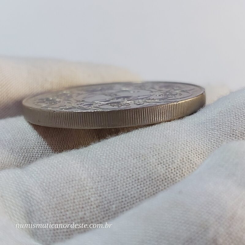 Moeda 25 Pence Reino Unido - COMEMORATIVA aos 25 anos da Coroação de Elizabeth II - Ano 1977 - Imagem 11