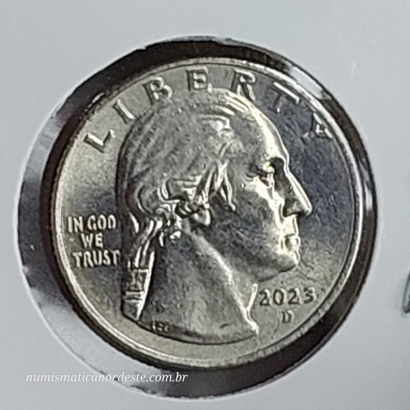Moeda de Quarter Dollar  Ano 2023 (D) - Bessie Coleman - (FC - Flor de Cunho) - Série Mulheres Americanas - Imagem 4