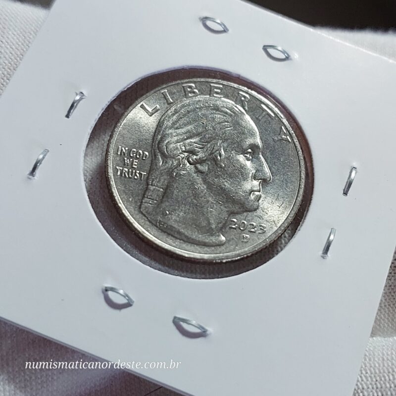 Moeda de Quarter Dollar  Ano 2023 (D) - Bessie Coleman - (FC - Flor de Cunho) - Série Mulheres Americanas - Imagem 6
