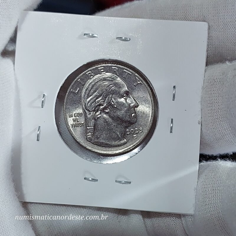 Moeda de Quarter Dollar  Ano 2023 (D) - Bessie Coleman - (FC - Flor de Cunho) - Série Mulheres Americanas - Imagem 9