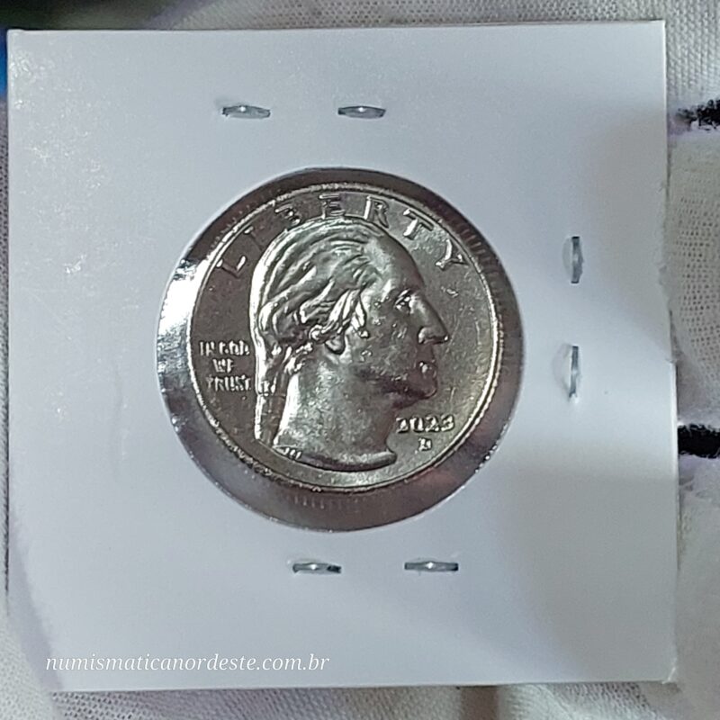 Moeda de Quarter Dollar  Ano 2023 (D) - Edith Kanaka'ole - (FC - Flor de Cunho) - Série Mulheres Americanas - Imagem 4