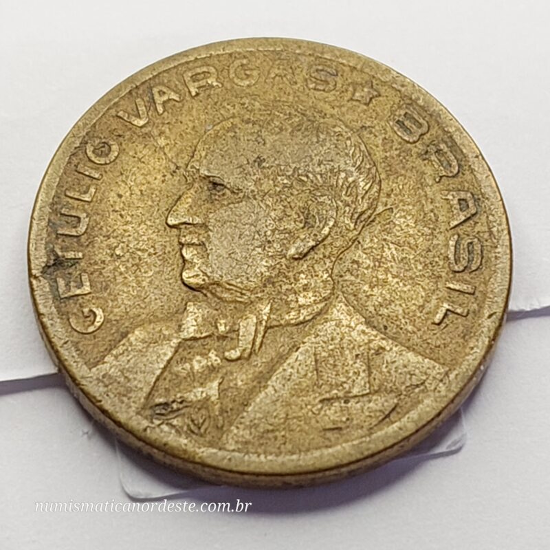 Moeda de 50 Centavos Ano 1946 - Brasil - Getúlio Vargas - Imagem 4