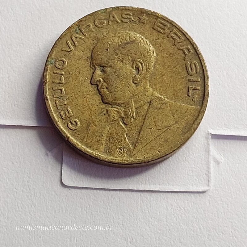 Moeda de 10 Centavos do Brasil Ano 1943- Getúlio Vargas - Imagem 6