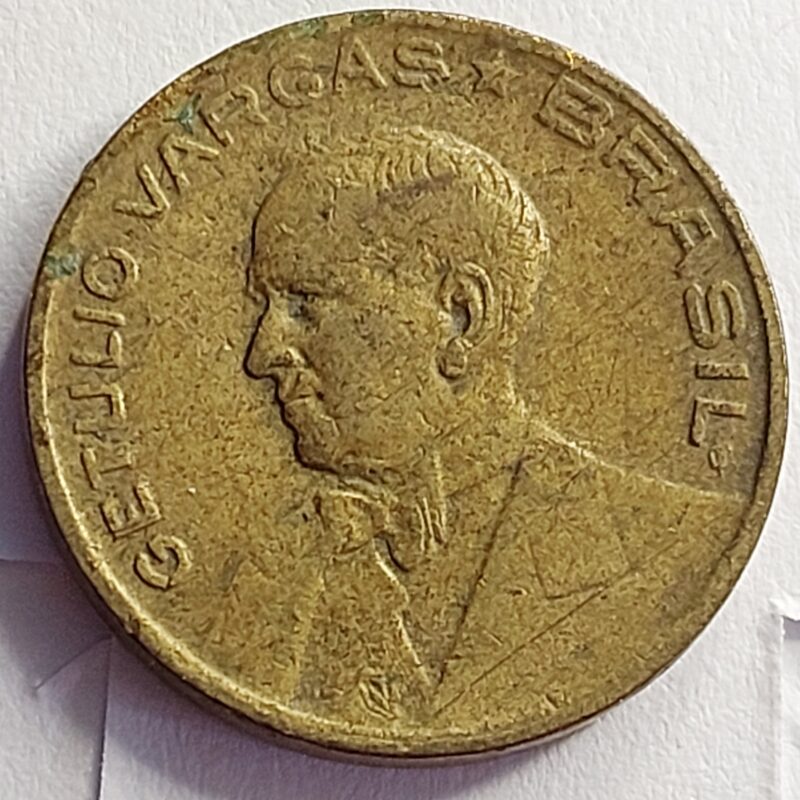 Moeda de 10 Centavos do Brasil Ano 1943- Getúlio Vargas - Imagem 2