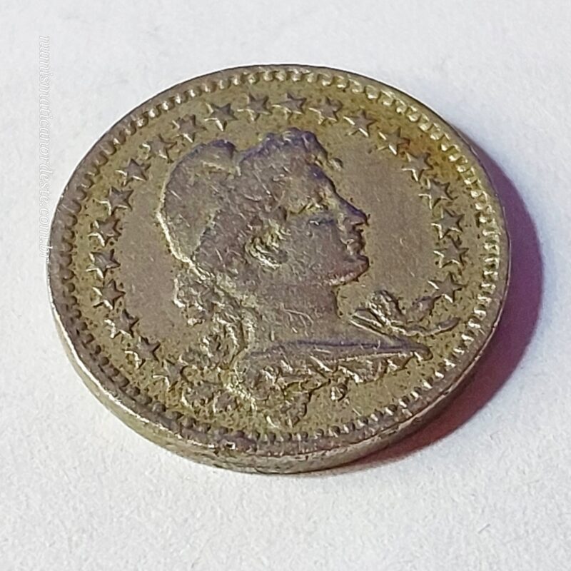 Moeda de 20 Réis do Brasil Ano 1920 - Imagem 6