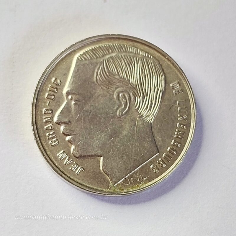 Moeda Luxemburgo 1 Franco 1990 - Grão-Duque Jean - Imagem 4