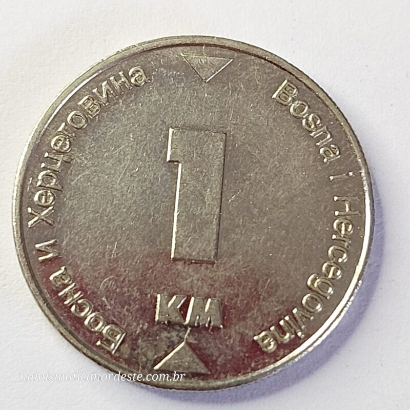 Moeda Bósnia e Herzegovina 1 KM  Ano 2008