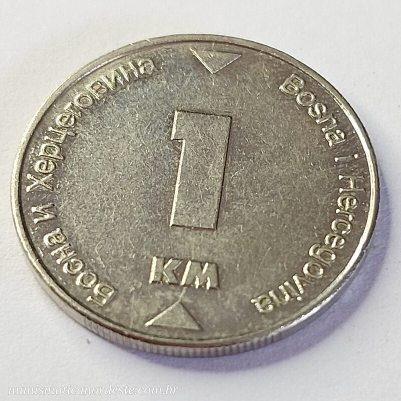 Moeda Bósnia e Herzegovina 1 KM  Ano 2008 - Imagem 3