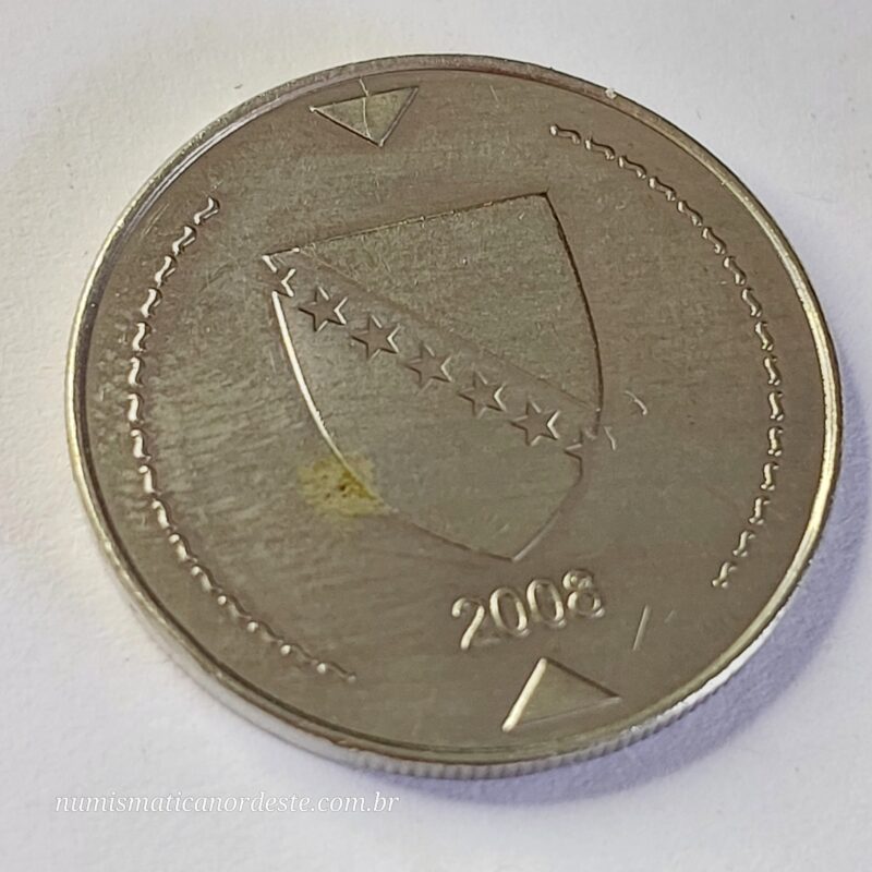 Moeda Bósnia e Herzegovina 1 KM  Ano 2008 - Imagem 5