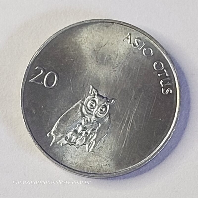 Moeda Eslovênia 20 stotinov Ano 1992 - Imagem 2